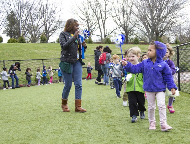 Cody CDC children march for Child Abuse Prevention