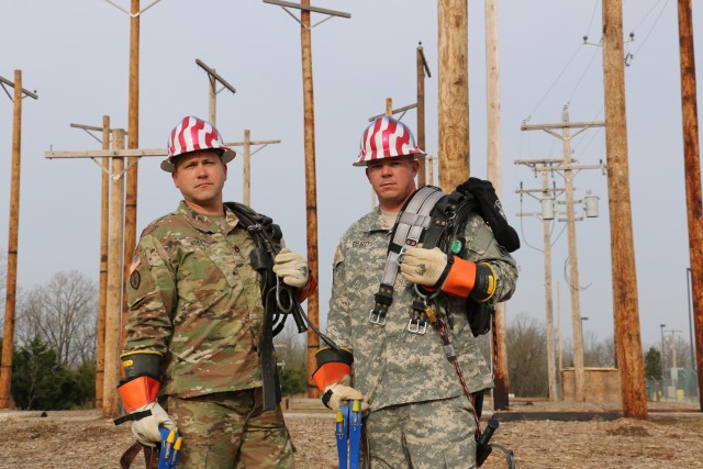 When power goes off, Army linemen are on