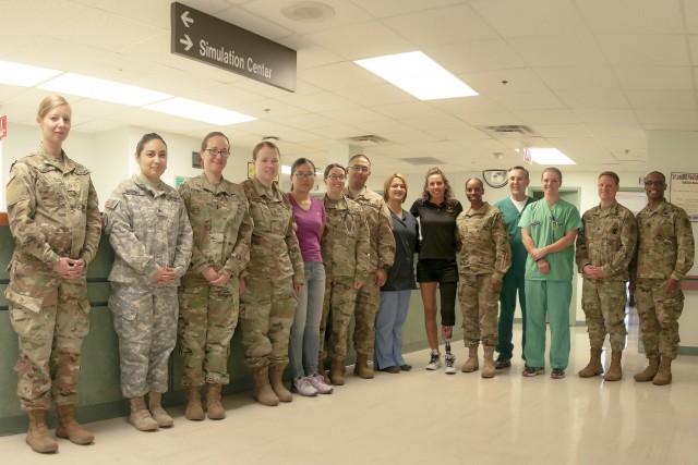 Army nurse, cancer survivor, shares experience with WBAMC nurses