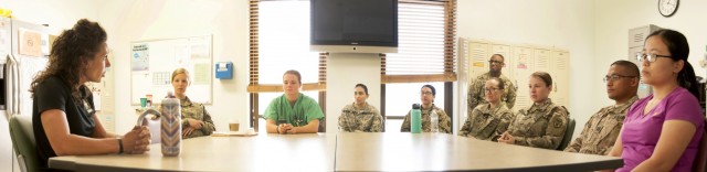 Army nurse, cancer survivor, shares experience with WBAMC nurses