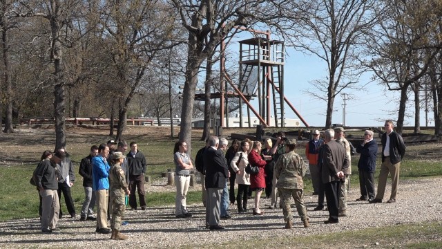 AENC tours FLW training areas