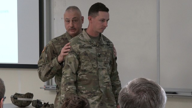 Army Engineer explosives training stack demo