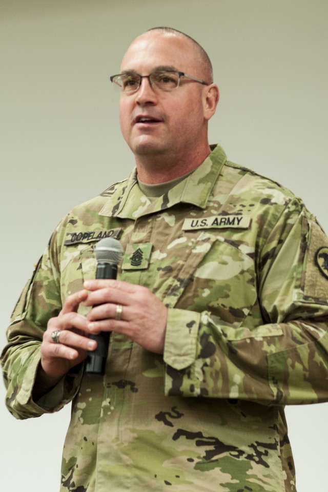 Copeland assumes Command Sergeant Major responsibilities for U.S. Army Reserve