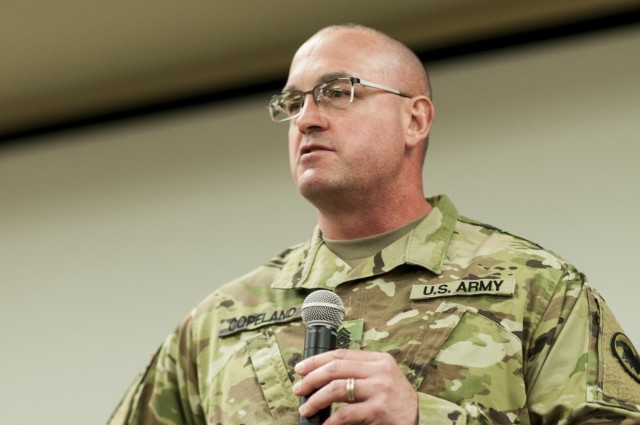 Copeland assumes Command Sergeant Major responsibilities for U.S. Army Reserve