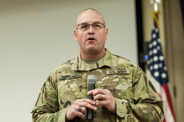 Copeland assumes Command Sergeant Major responsibilities for U.S. Army Reserve