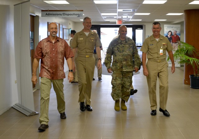 Navy Medicine West Commander visits Tripler Army Medical Center