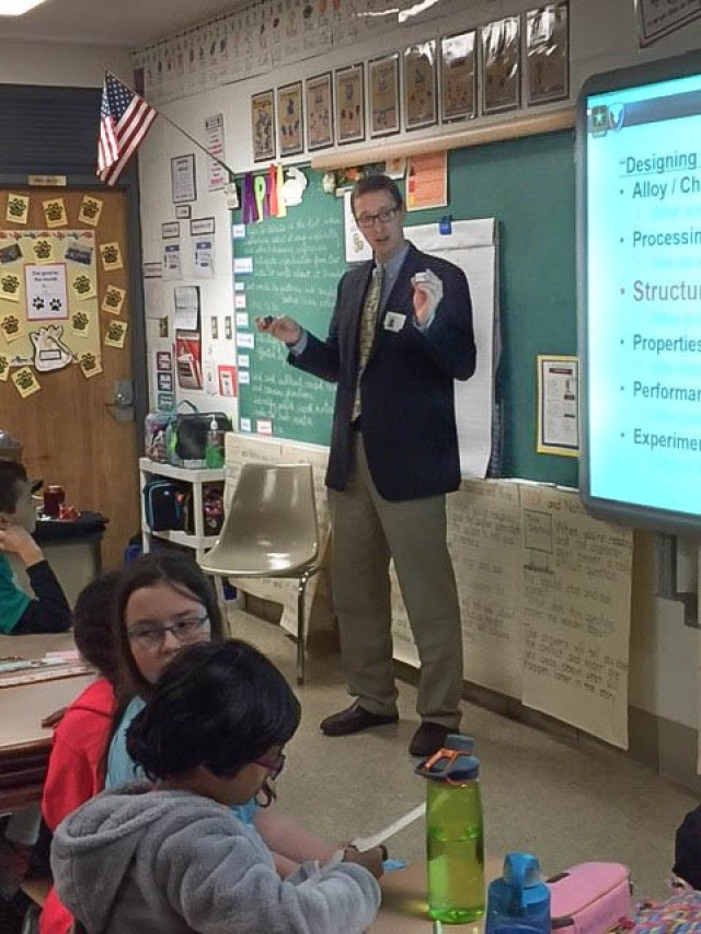 Army materials researcher shares passion for science with kids