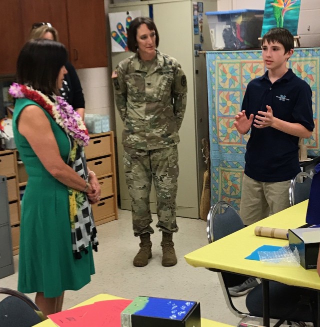 Karen Pence talks art therapy with kids