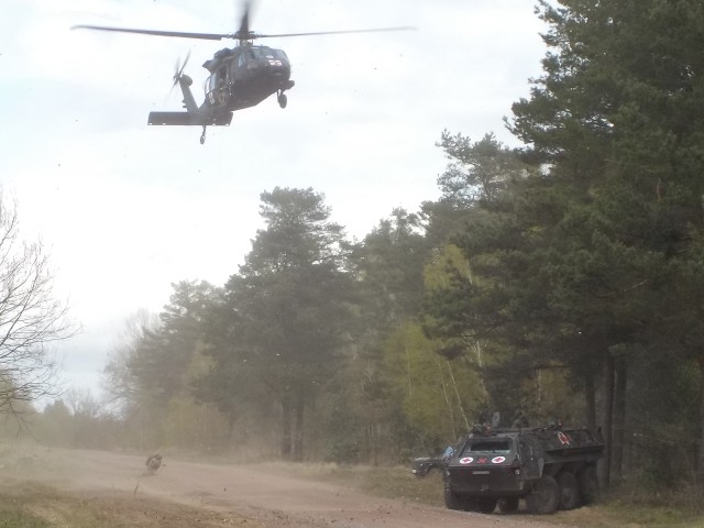 12th and 10th CAB support Bundeswehr at Altmark