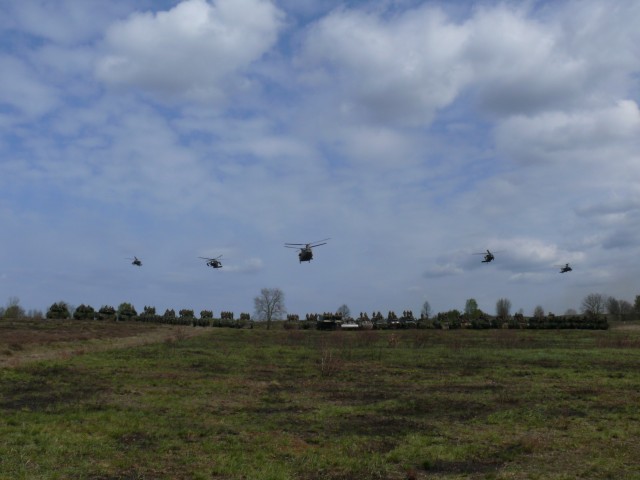 12th and 10th CAB support Bundeswehr at Altmark