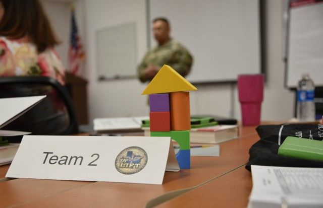 CCAD commander speaks at UPLIFT orientation, March 28