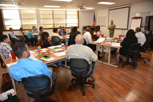 CCAD commander speaks at UPLIFT orientation, March 28