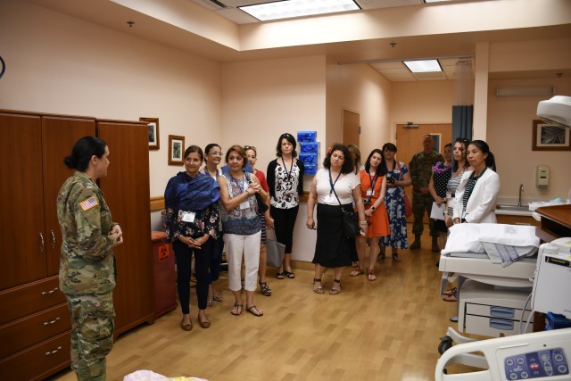 Defense Attach&eacute; spouses visit TAMC