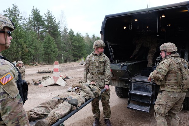 Minutes matter to medics of multinational Battle Group Poland