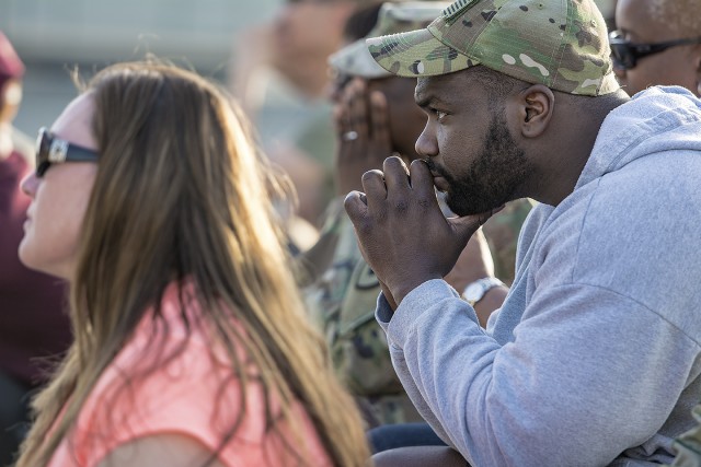 Soldiers, Army civilians participate in poetry slam to support SHARP