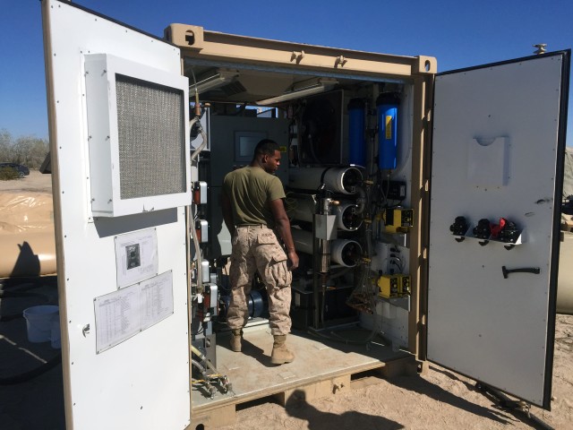 PM FSS helps Marines test Shower Water Reuse System