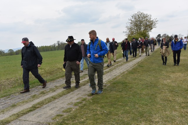 Walking the line of former East and West Germany at Point Alpha