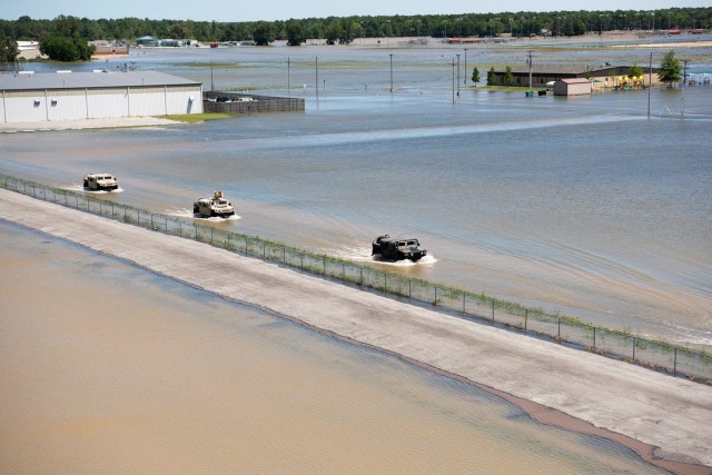 Soldiers from the Arkansas National Guard's 87th Troop Command