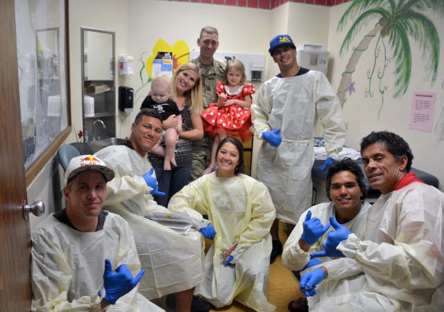 Surfers bring aloha to Tripler's Cystic Fibrosis Center