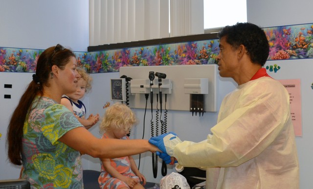 Surfers bring aloha to Tripler's Cystic Fibrosis Center