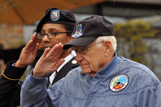 German American Partnership Celebrated and World War II Ceremony