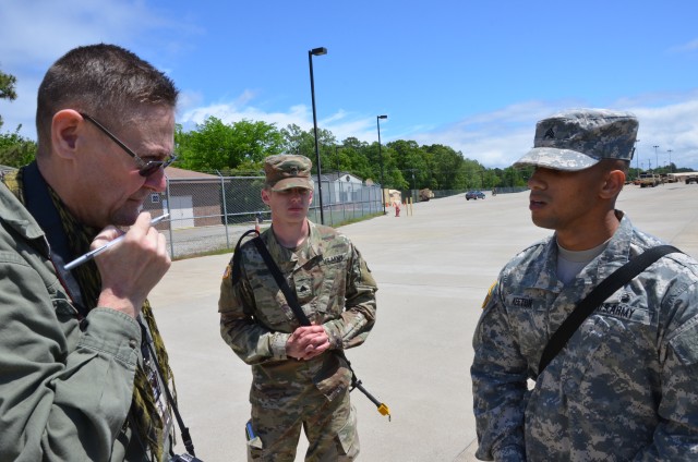 Soldiers train for media interaction during deployments