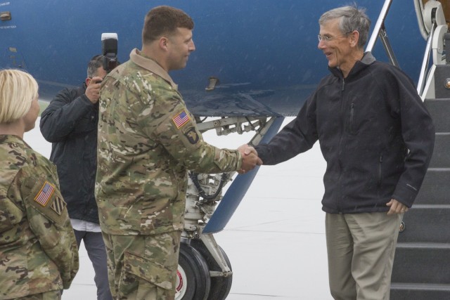 Acting Secretary of the Army future plans with Atlantic Resolve leadership in Poland