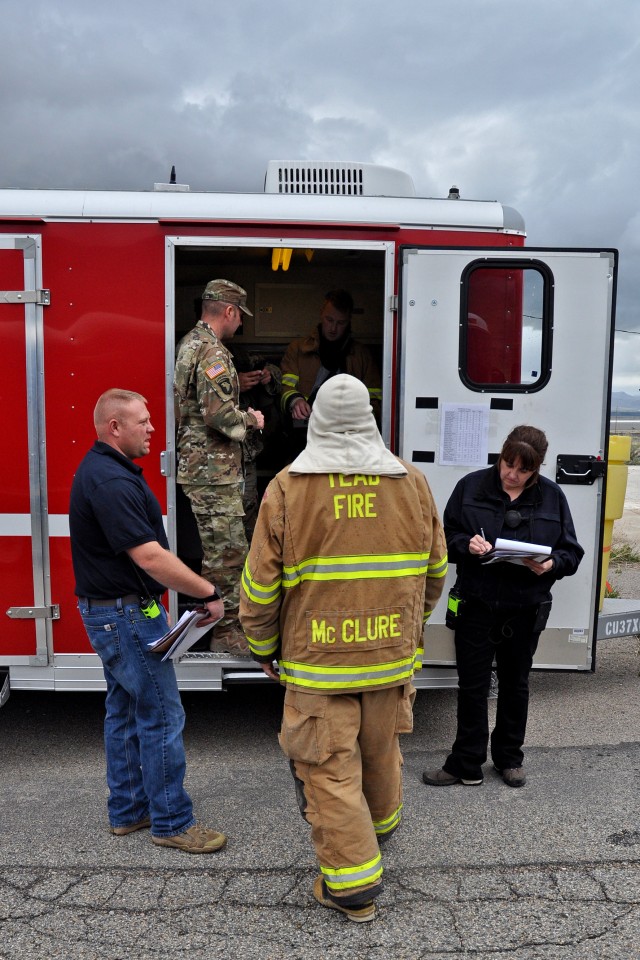 TEAD Fire Department trains with Utah and Wyoming National Guard Civil Support Teams