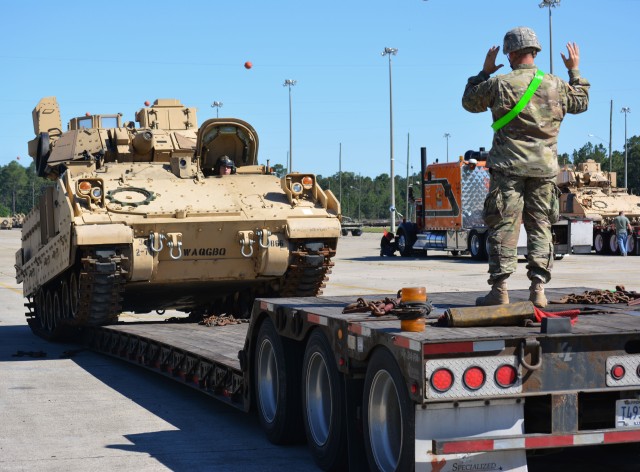 Armor meets light infantry as Cottonbalers depart for JRTC rotation