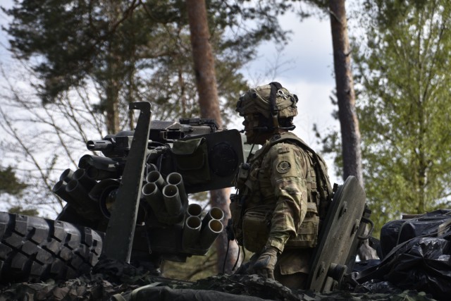 2CR conducts land operations during Saber Junction 17