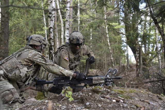 2CR conducts land operations during Saber Junction 17