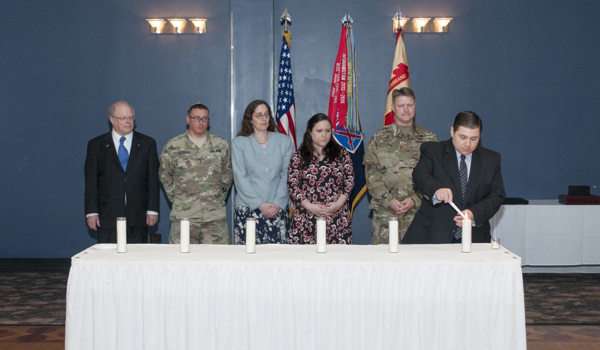 Fort Drum community members observe Holocaust Days of Remembrance Article The United States Army