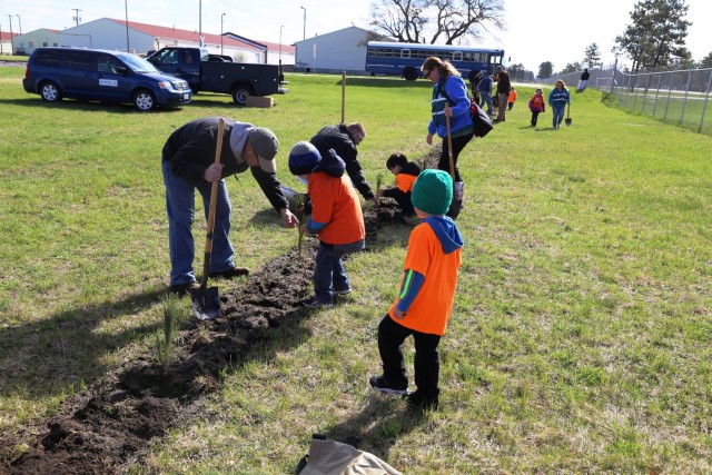 Fort McCoy observes Arbor Day with tree-planting event