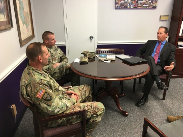 Florence ISD super meets OTC commander, discuss partnership