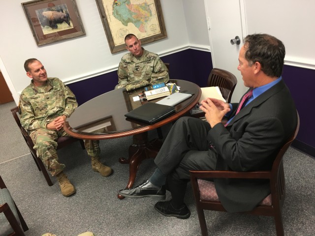 Florence ISD super meets OTC commander, discuss partnership