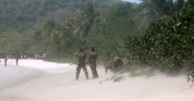 Special Forces conduct search and rescue training