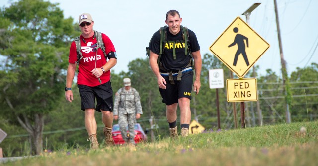 Soldier marches 100 miles to support cancer research