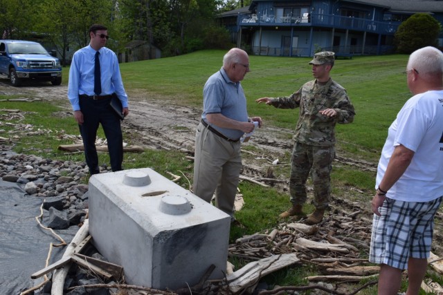 Commander Visits Sodus, New York