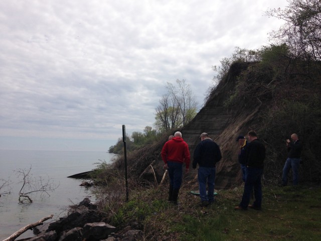Sodus, New York bluff hit with erosion