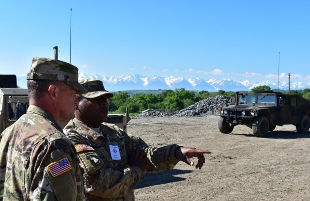 Forward Support Companies provide fuel, food, and maintenance