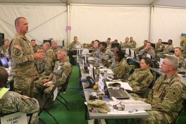 184th Sustainment Command leads Joint Task Force-Magnolia at NTC 2017