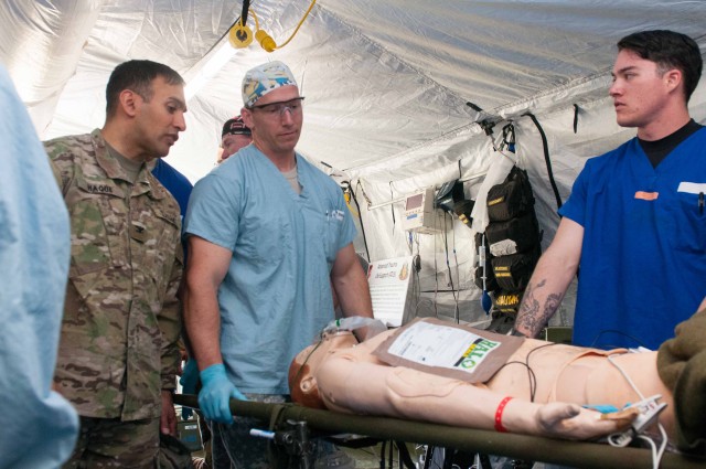 Madigan teams up with 758th FST for patient surgeries in field conditions