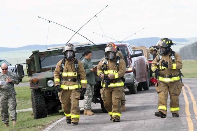 South Dakota Army Guard firefighters train and prep for deployment