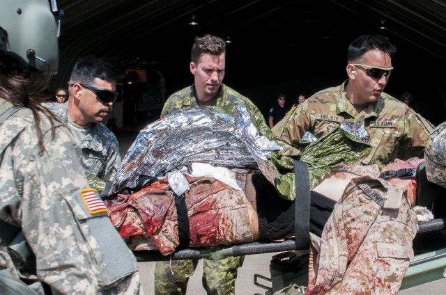 U.S. and Canadian medics train to a higher standard at Maple Resolve 17