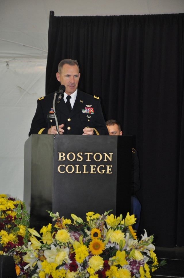 NSSC senior commander speaks at commissioning ceremonies