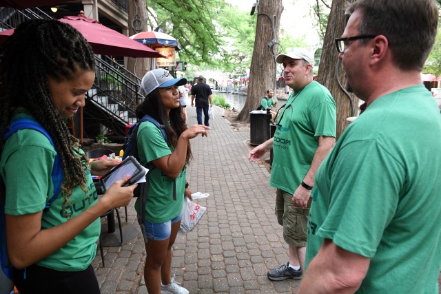 Urban Adventure Quest updates on the River Walk