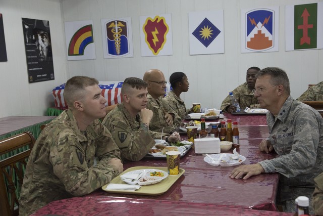 New York National Guard leaders visit troops serving in Kuwait