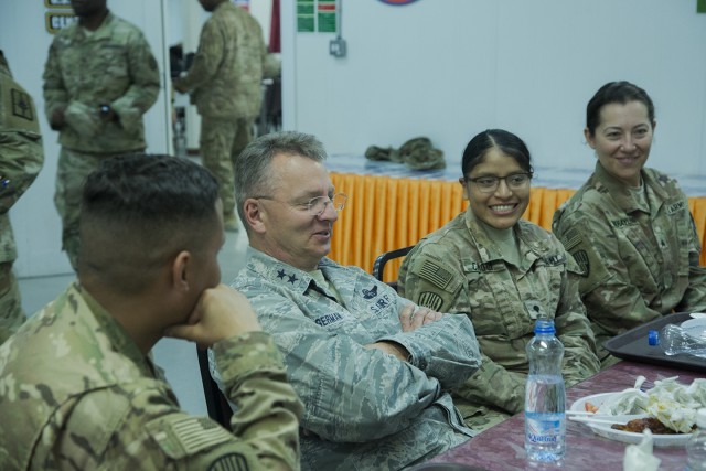 New York National Guard leaders visit troops serving in Kuwait