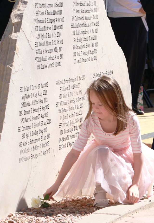 Fort Carson adds 4 names to warrior memorial stones