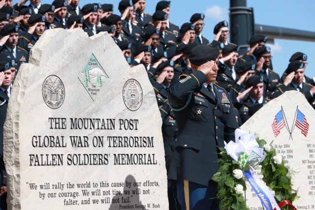 Fort Carson adds 4 names to warrior memorial stones